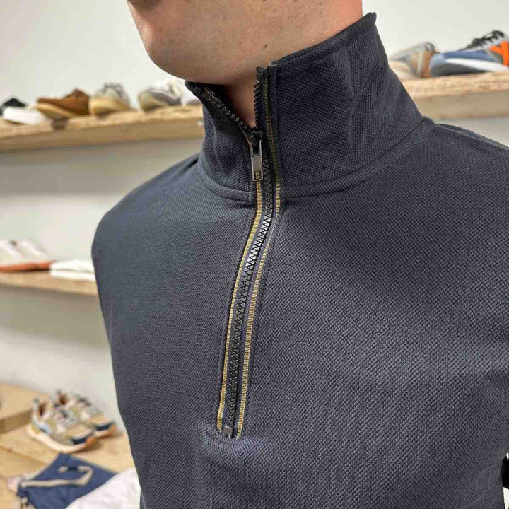 Felpa con mezza zip Blend