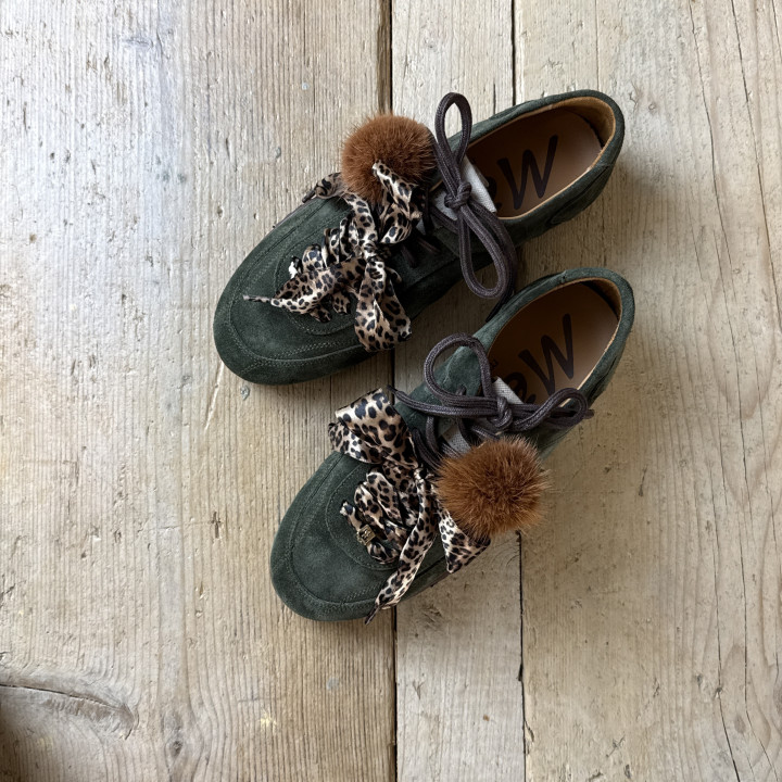Sneakers verde bosco Melinè