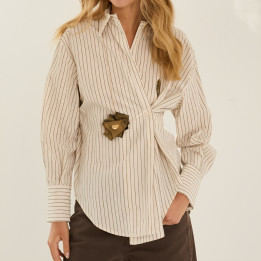 Camicia chiusura asimmetrica Souvenir