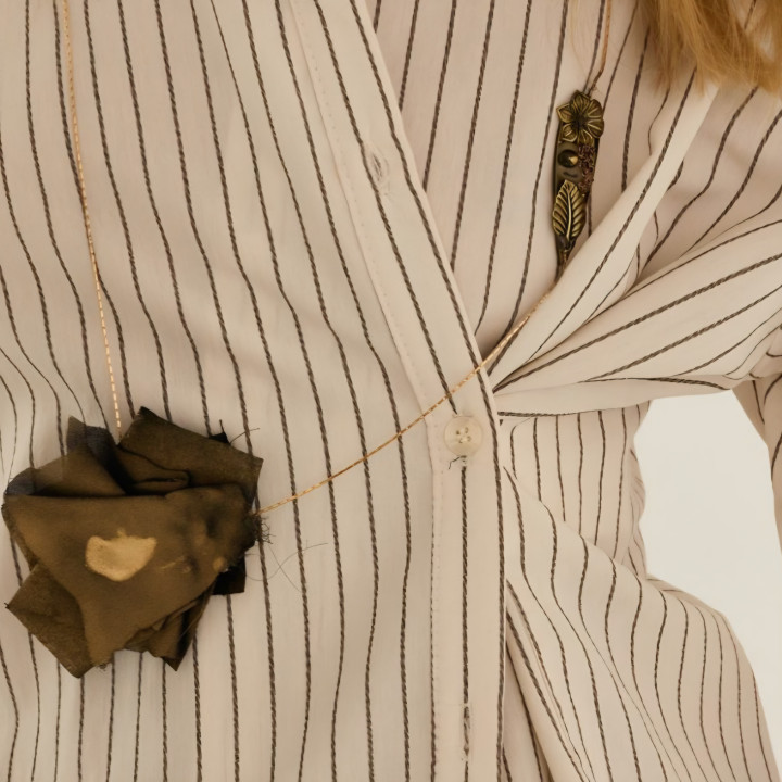 Camicia chiusura asimmetrica Souvenir