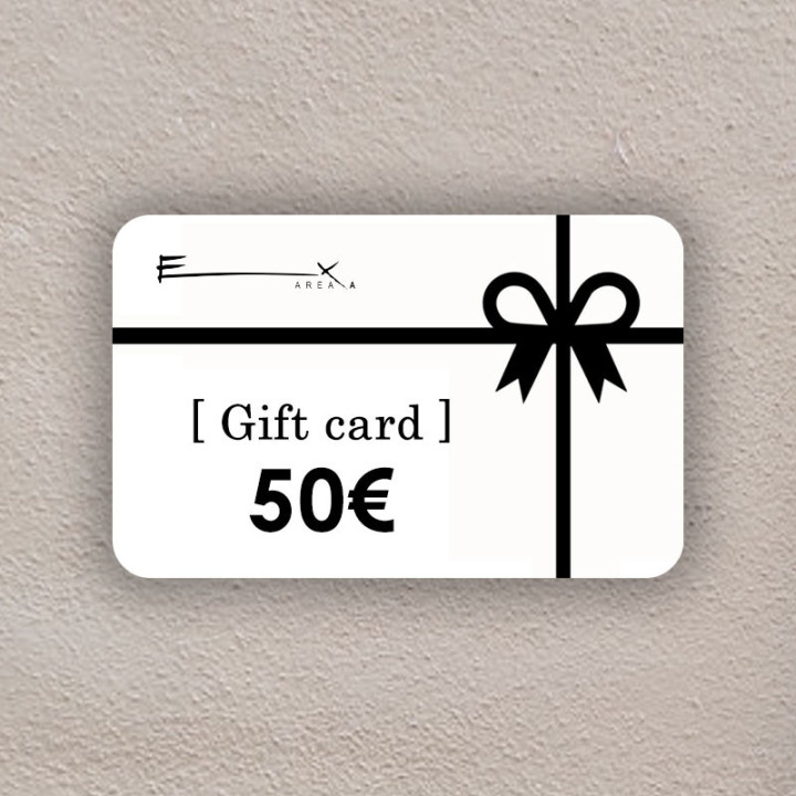 Gift Card 50€ - Regala un buono sconto spendibile su Ex Area A