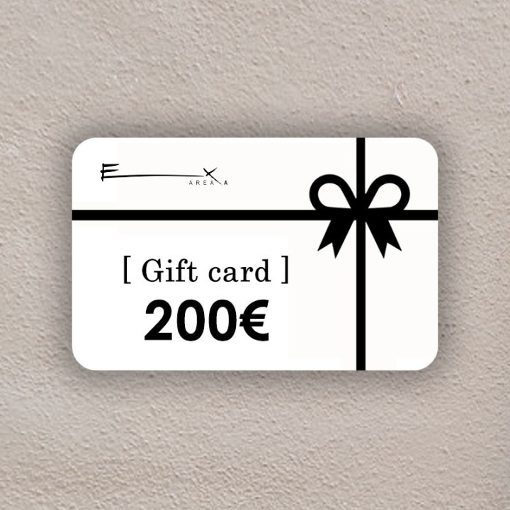 Gift Card 200€ - Regala un buono sconto spendibile su Ex Area A